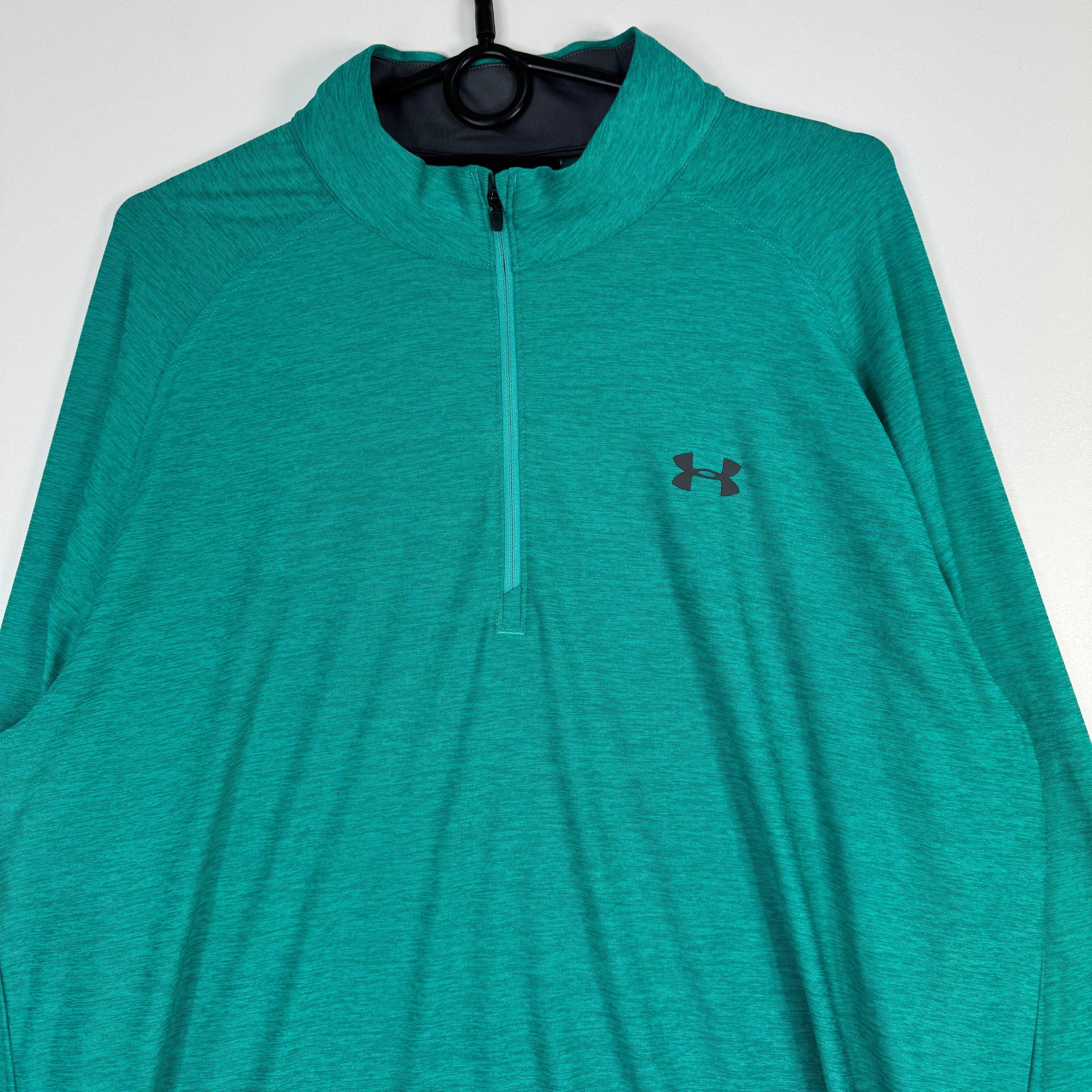 Under Armour Under Armour Tech 1/4 Zip Pullover Turquoise Mens Size L Size US L / EU 52-54 / 3 - 2 Thumbnail
