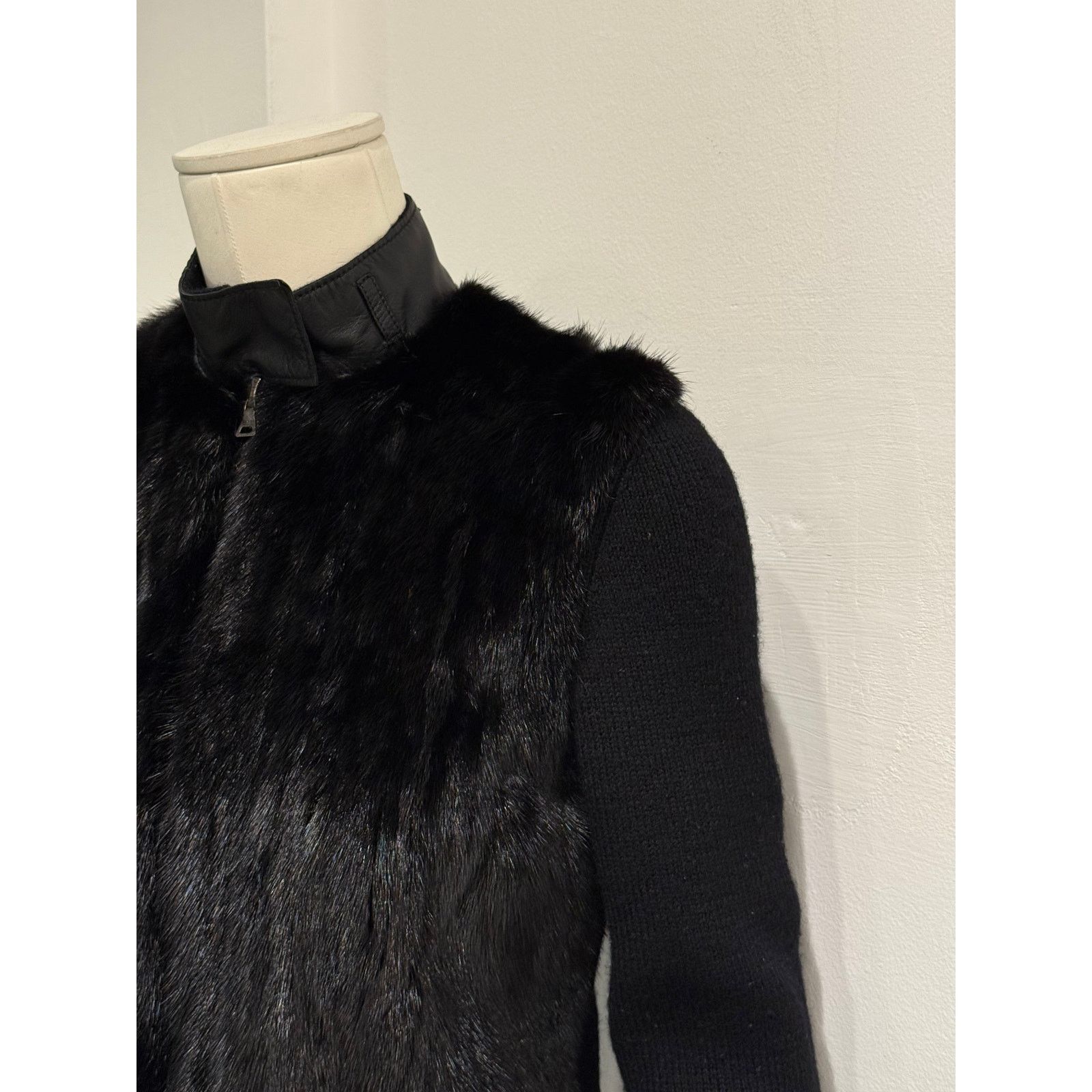 Prada 2000s Prada mink fur cardigan Size M / US 6-8 / IT 42-44 - 6 Thumbnail