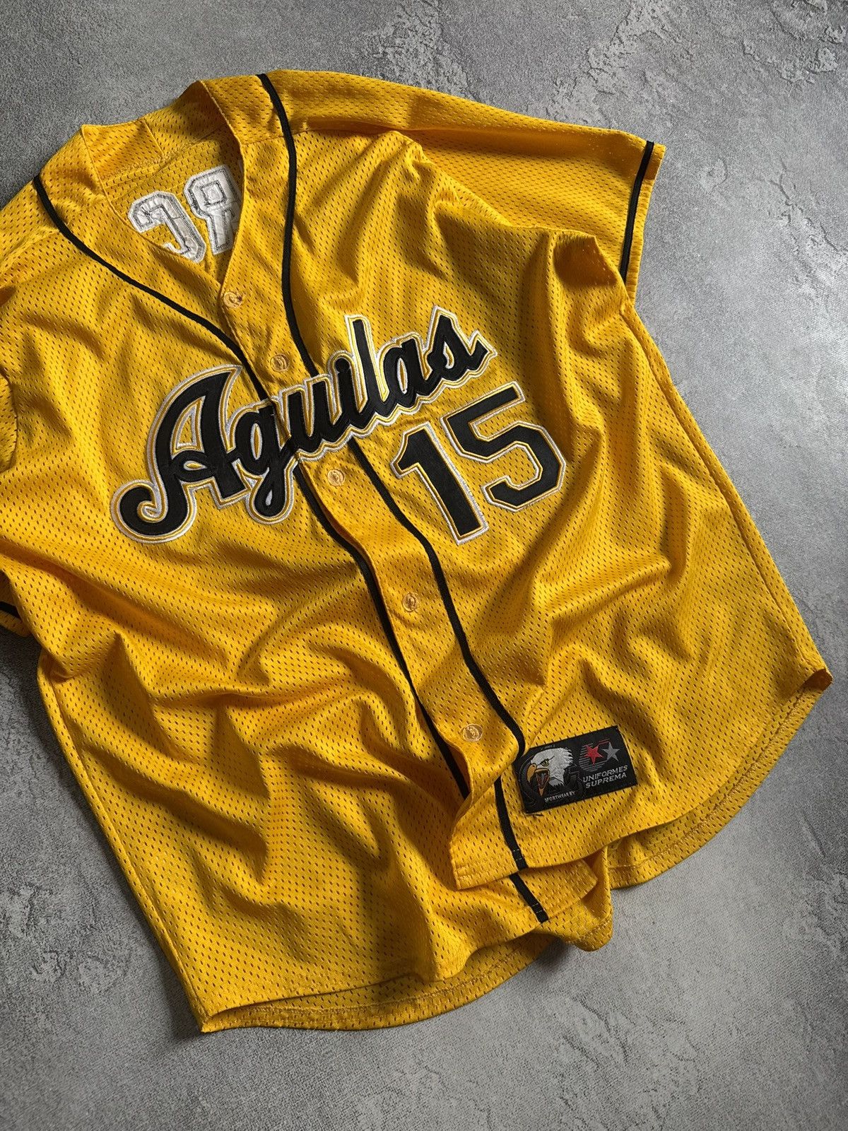 MLB MLB Baseball ⚾️ Aguilas 15 Furcal jersey tee tshirts polo Size US XL / EU 56 / 4 - 3 Thumbnail