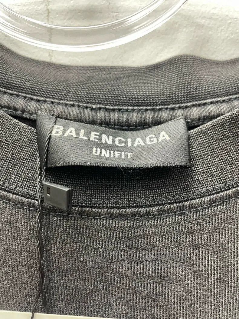 Balenciaga Balenciaga Reversed Inverted Washed Grey Short Sleeve T-Sh Size US S / EU 44-46 / 1 - 3 Thumbnail