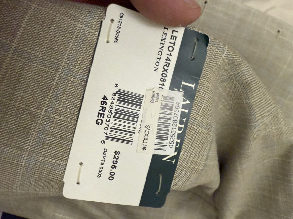 Polo Ralph Lauren Polo Ralph Lauren. New Never Worn. Suit Coat. Size 46R - 3 Thumbnail