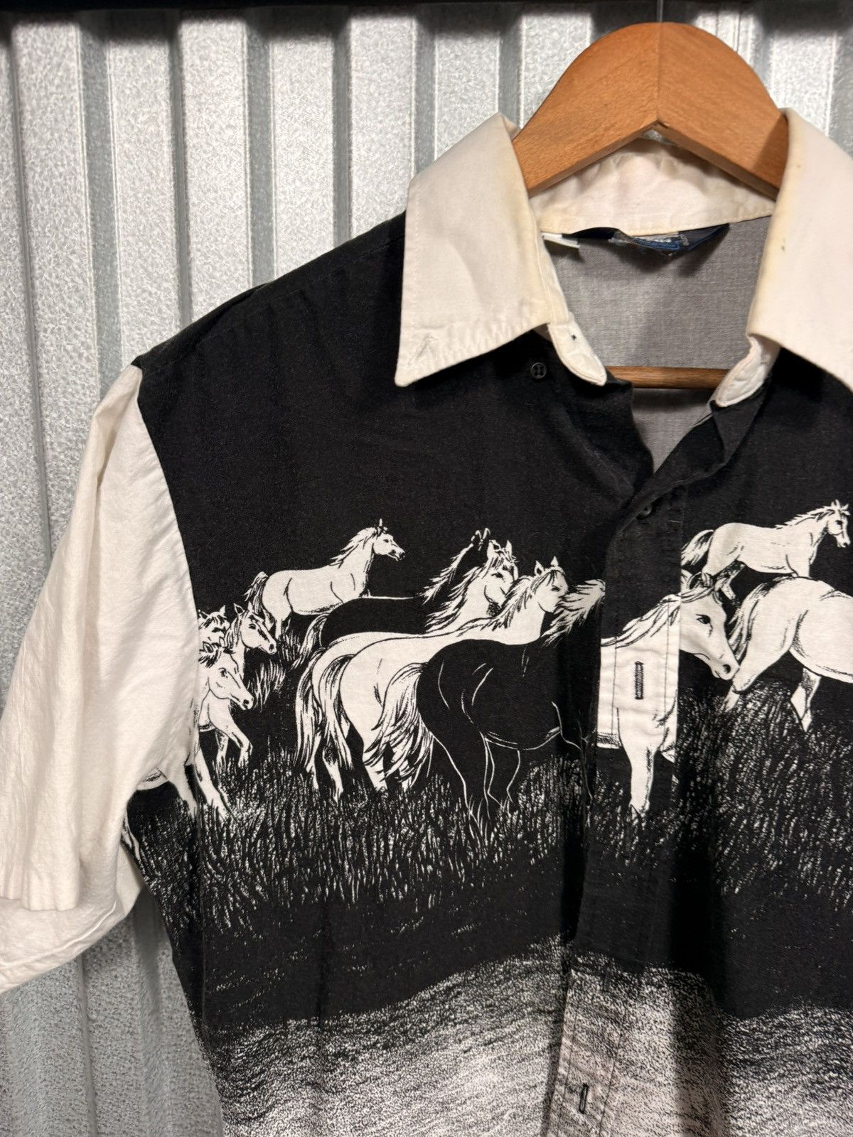 Other Vintage Brooks And Dunn Horse Print Short Sleeve Button Up Size US L / EU 52-54 / 3 - 3 Thumbnail