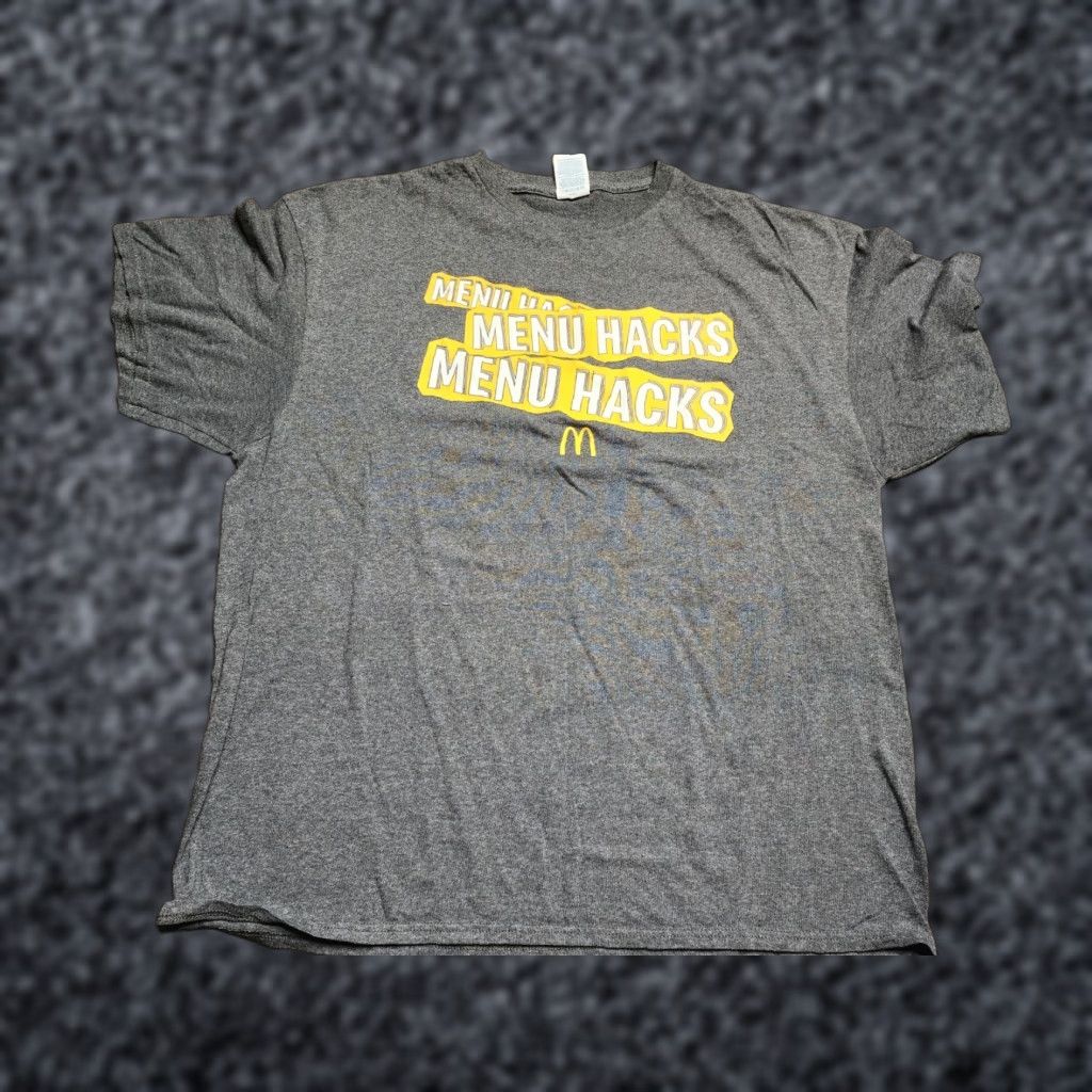 Delta Mens T-Shirt Gray Short Sleeve McDonalds Theme XL Size US XL / EU 56 / 4 - 1 Thumbnail