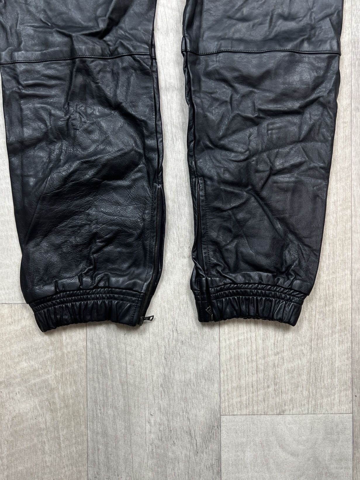 Kith KITH Made in USA Cowhide Leather Pants (Y0263) Size US 33 - 11 Thumbnail