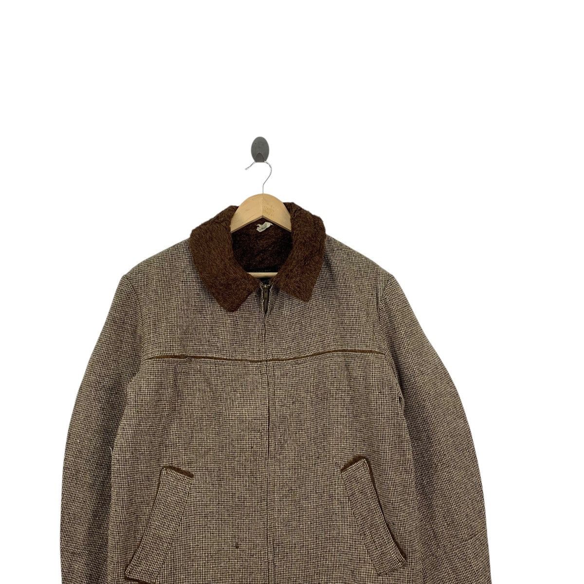 JCPenney Vintage 70s JC PENNEY Wool Fur Lining Chore Jacket Coat Size US S / EU 44-46 / 1 - 2 Thumbnail