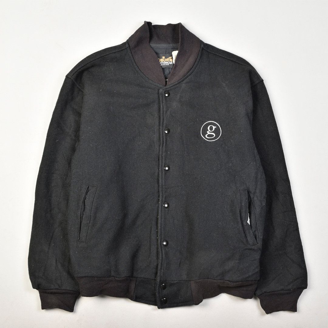 image of American College x Made In USA Auburn Vintage Varsity Jacket Made In Usa Black, Men's (Size Large)