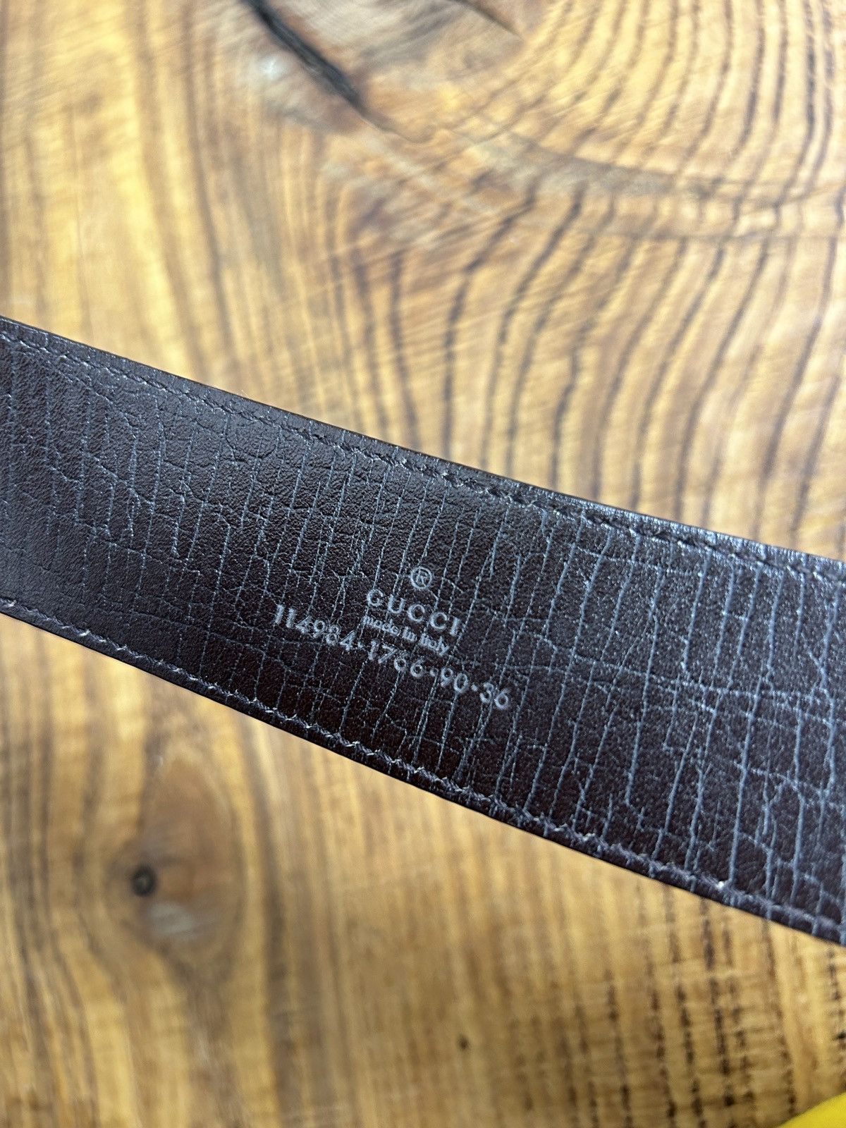 Gucci Gucci GG Web Interlocking G Leather Belt 114984 1766 90/36 Size ONE SIZE - 10 Thumbnail