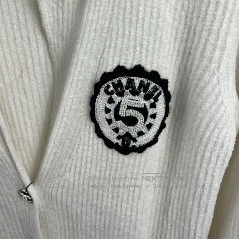 Chanel Chanel White Cotton Cardigan for Women . Size XL / US 12-14 / IT 48-50 - 3 Thumbnail