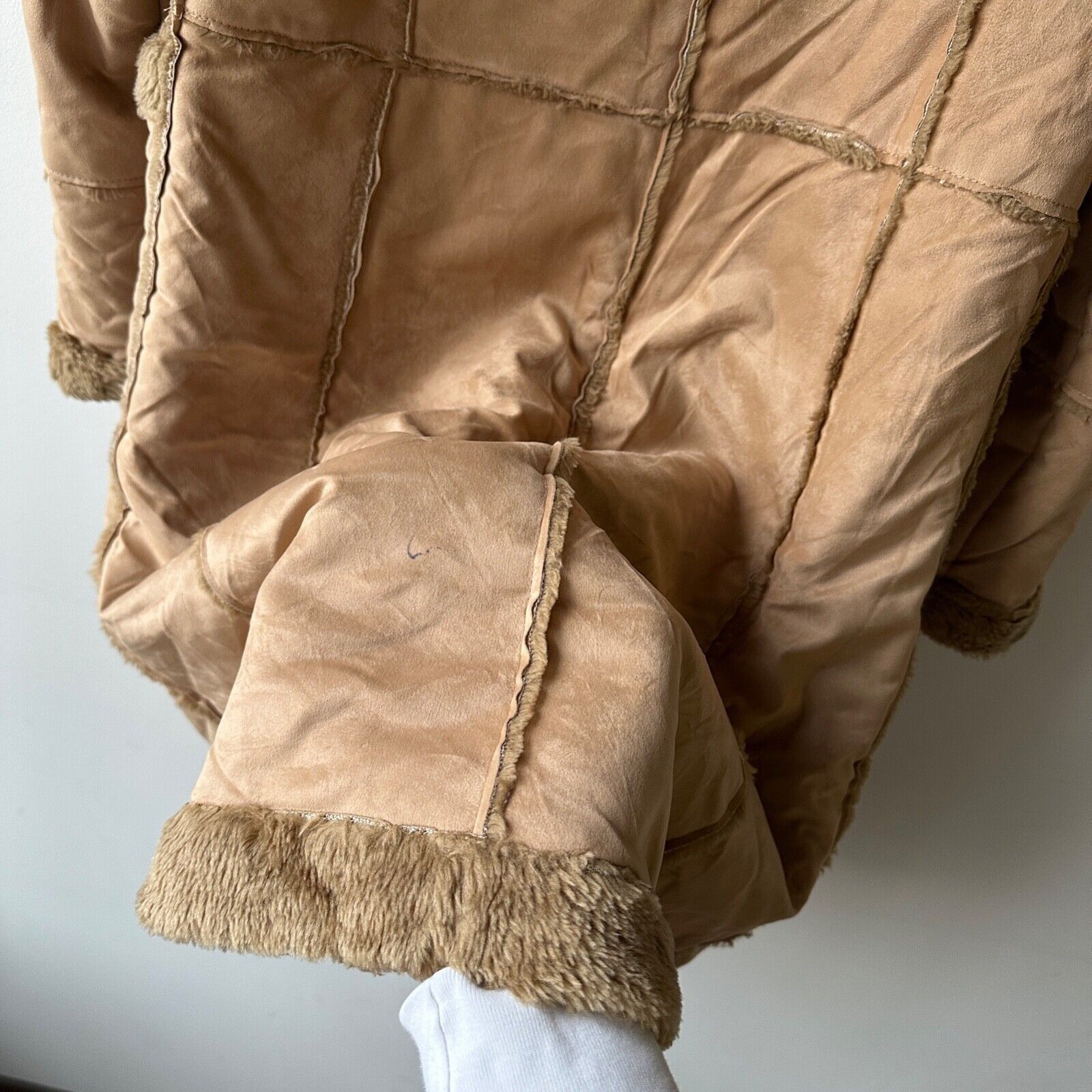 Japanese Brand Vintage Y2K Faux Shearling Long Duffle Coat 8376AC Size M / US 6-8 / IT 42-44 - 9 Thumbnail