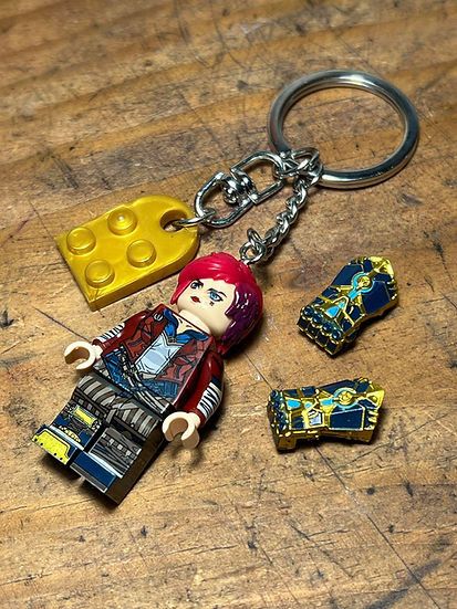 Cartoon Network × Handmade irritated studio arcane caitlyn vi anime keychain minifigure Size ONE SIZE - 7 Thumbnail
