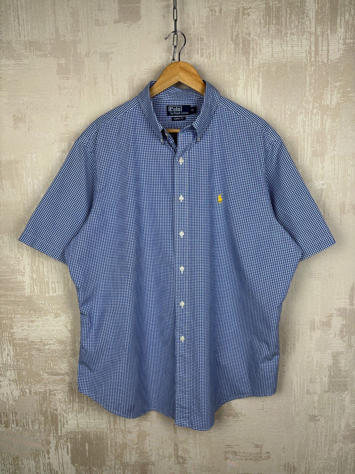 Polo Ralph Lauren Polo by Ralph Lauren Vintage Check Short Sleeve Shirt Size US XL / EU 56 / 4 - 3 Thumbnail