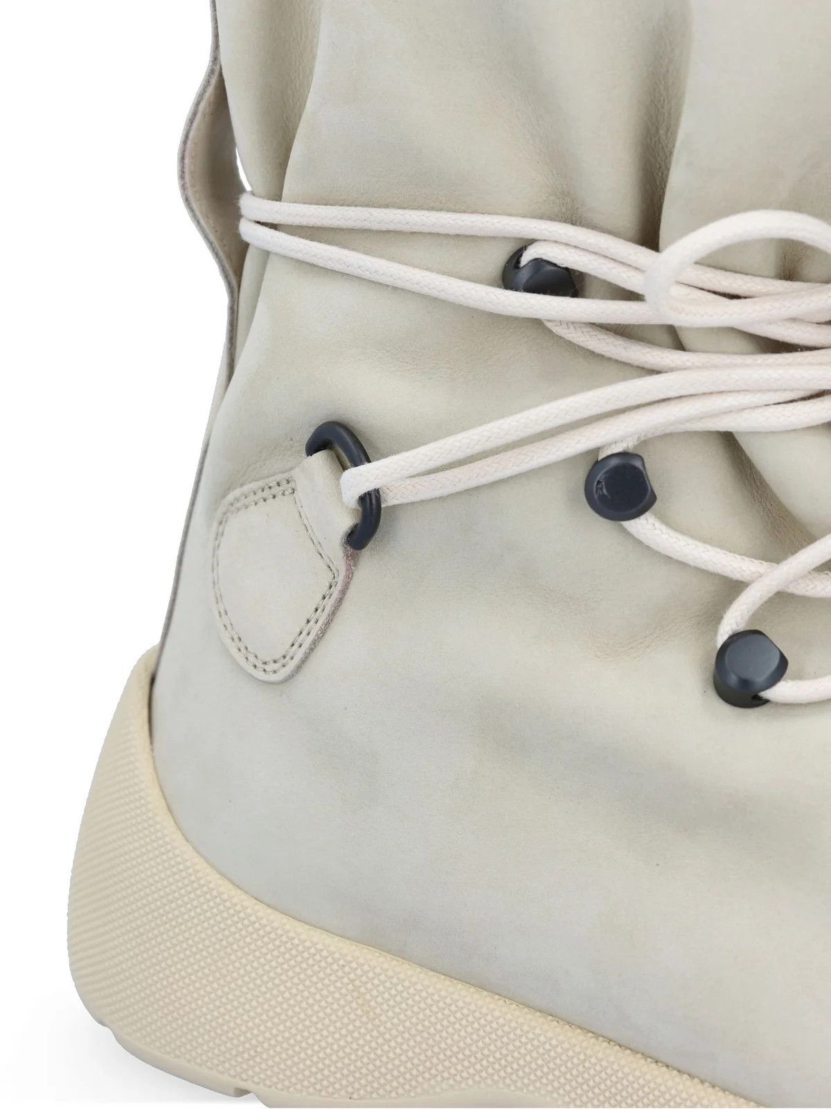 Loro Piana o1srvl11e0225 Round-Toe Lace-Up Boots in Beige Size US 10 / IT 40 - 4 Thumbnail