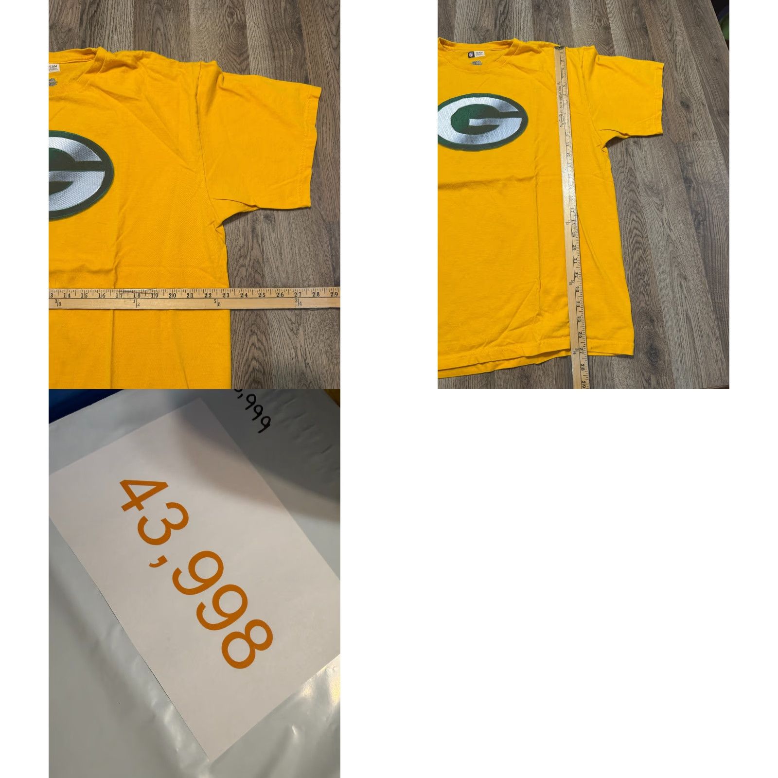 NFL VINTAGE NFL Team Apparel Shirt XL Green Bay Packers Men T-Shirt Size US XL / EU 56 / 4 - 8 Thumbnail