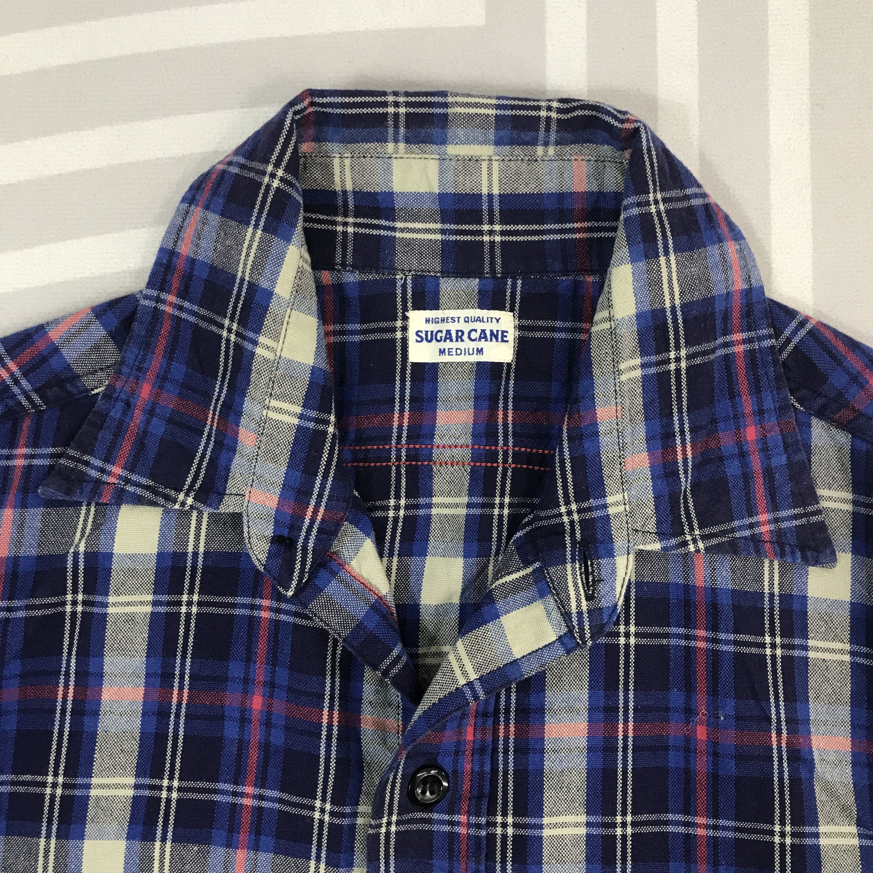 Sugar Cane Vintage Sugar cane Tartan Distressed button up Shirt Size US M / EU 48-50 / 2 - 5 Thumbnail