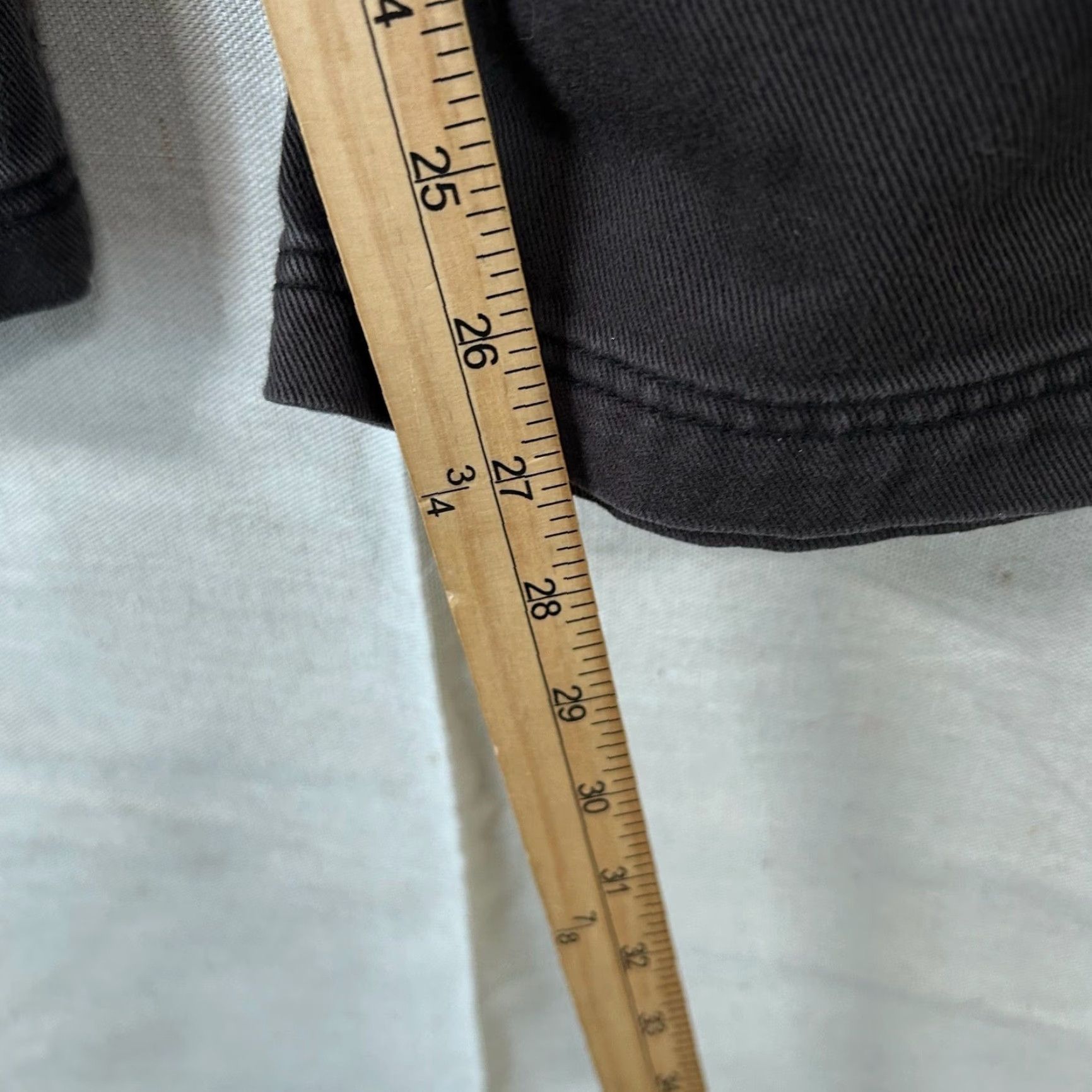 Billabong Billabong Cargo Pants Denim Black Straight Leg High Rise 24 Womens Utility Pockets 6 Pocket Size 42" / US 20 - 7 Thumbnail