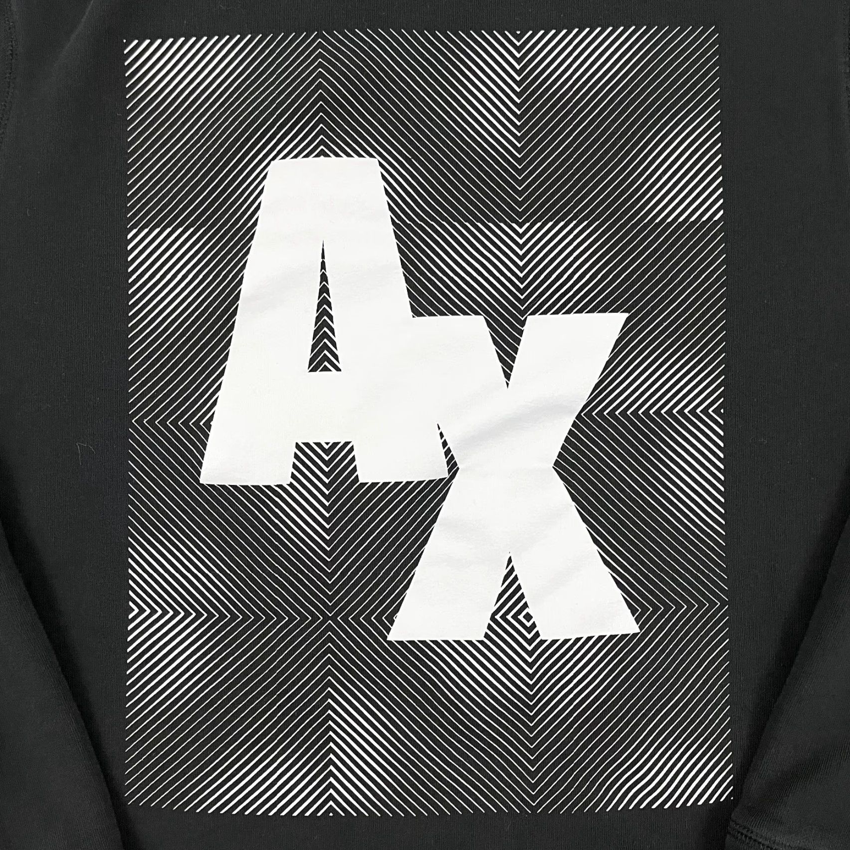 Armani Exchange Armani Exchange Sweatshirt Adult Mens XL Black Graphic Crew Neck Pullover Jumper Size US XL / EU 56 / 4 - 2 Thumbnail