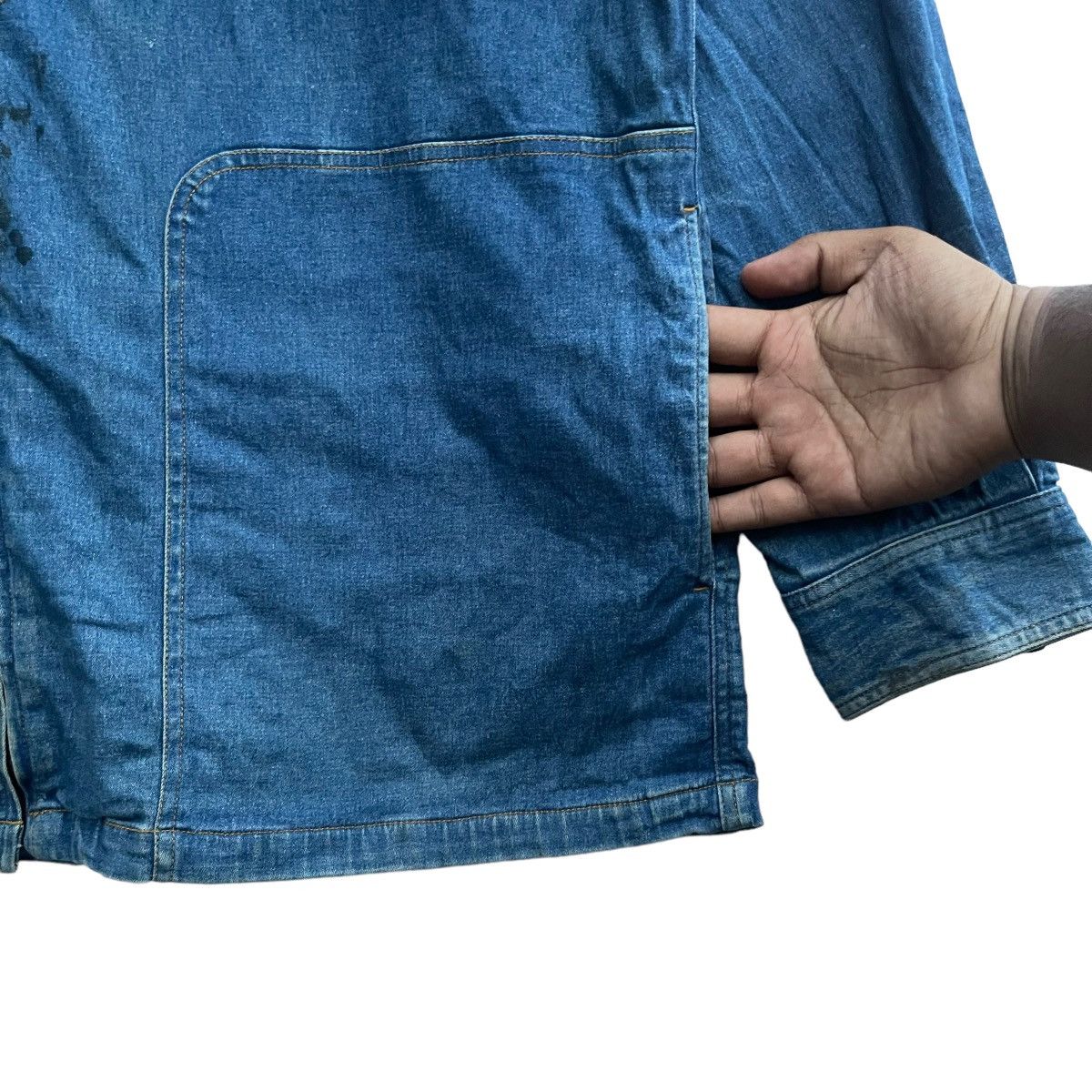 Japanese Brand × Vintage Vintage Japanese Brand Denim Zip Up Jacket by Aqua Blues Size US XL / EU 56 / 4 - 7 Thumbnail