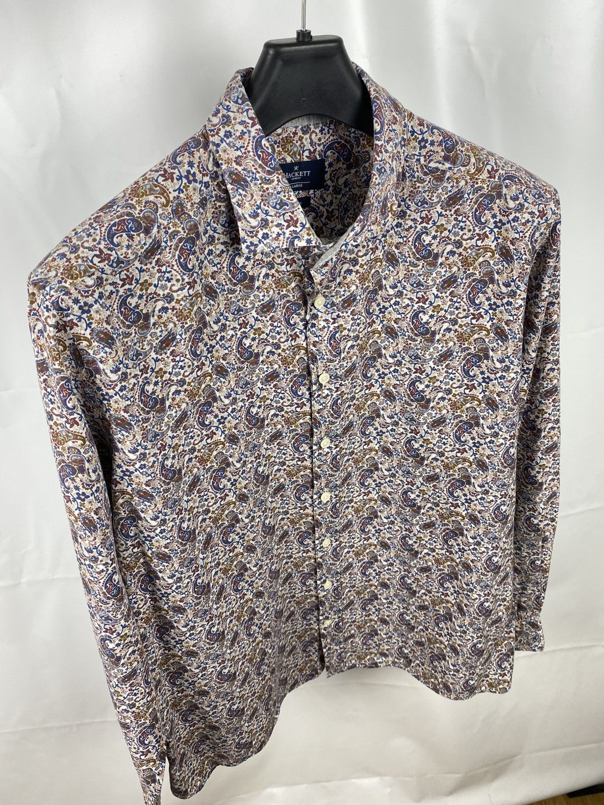 Hackett Hackett Paisley Printed Shirt Button Up size XL Size US XL / EU 56 / 4 - 7 Thumbnail