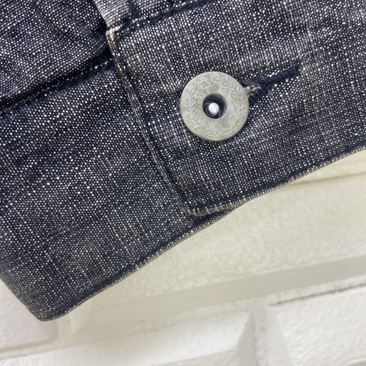 Japanese Brand Vintage Never Seen Thing Sherpa Trucker Denim Jacket Size US M / EU 48-50 / 2 - 7 Thumbnail