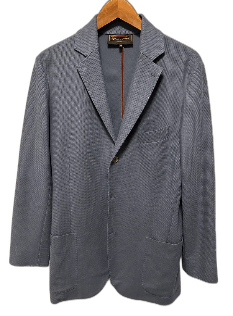 Ermenegildo Zegna Loro Piana Silk-Cotton Blazer Jacket Size US XL / EU 56 / 4 - 1 Thumbnail