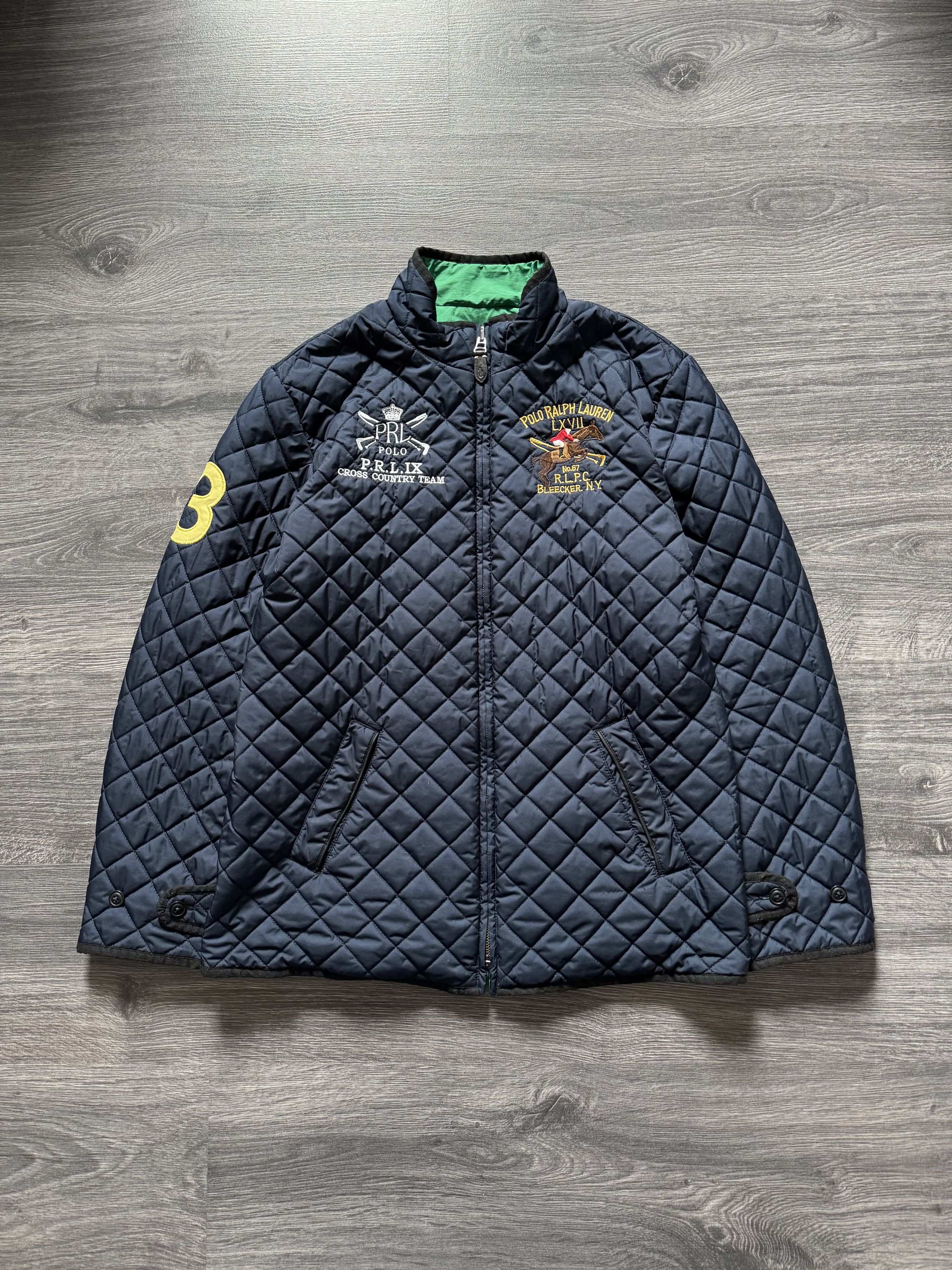 Vintage Polo Ralph Lauren Quilted Reversible Jacket