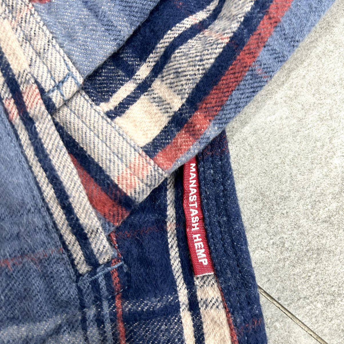Manastash Vintage 90s Manastash Flanel Shirt Button Up Long Slevee Size US L / EU 52-54 / 3 - 8 Thumbnail