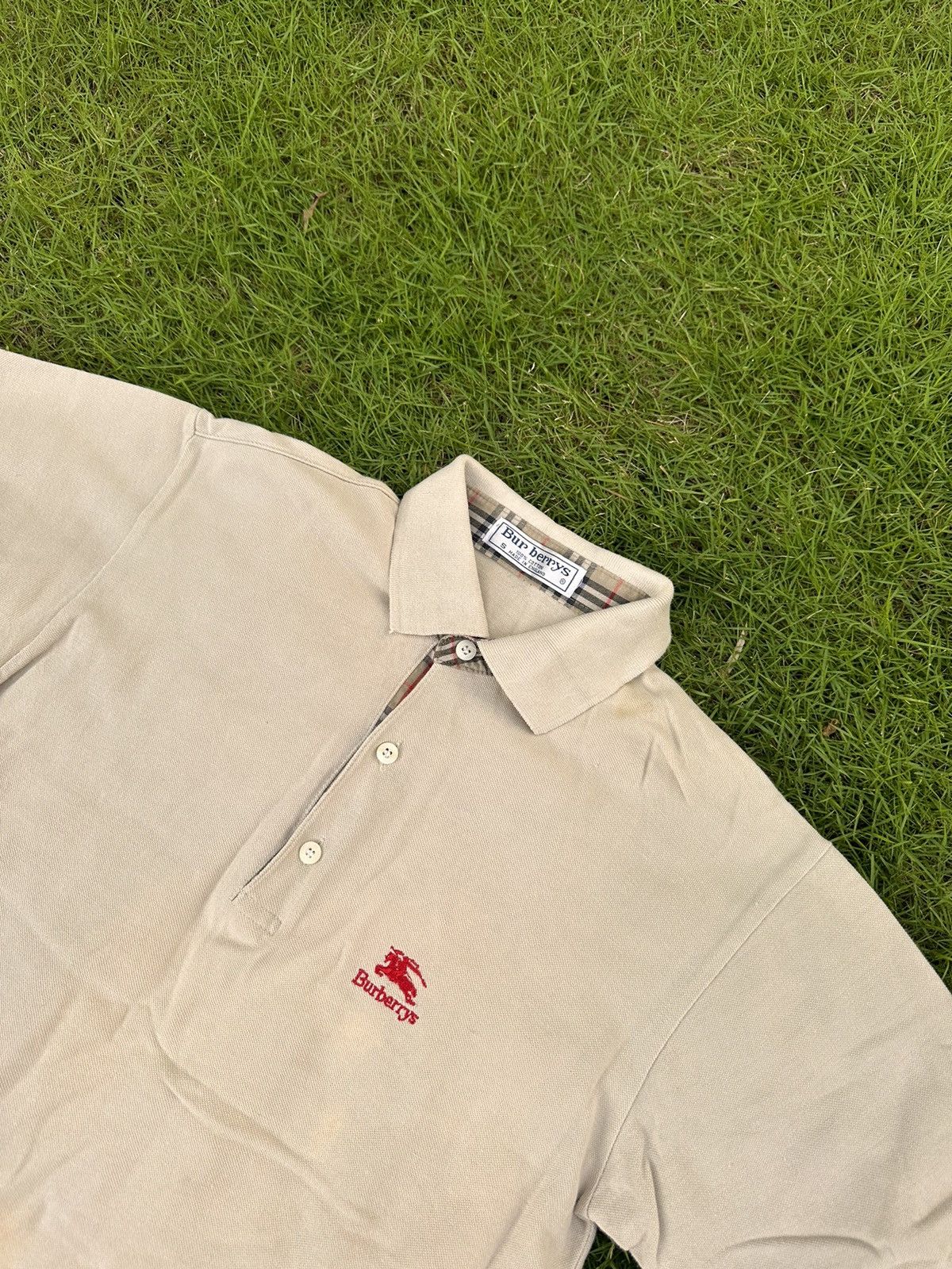 Burberry × Vintage BURBERRY VINTAGE BASIC LOGO POLO T-SHIRT Size US S / EU 44-46 / 1 - 5 Thumbnail