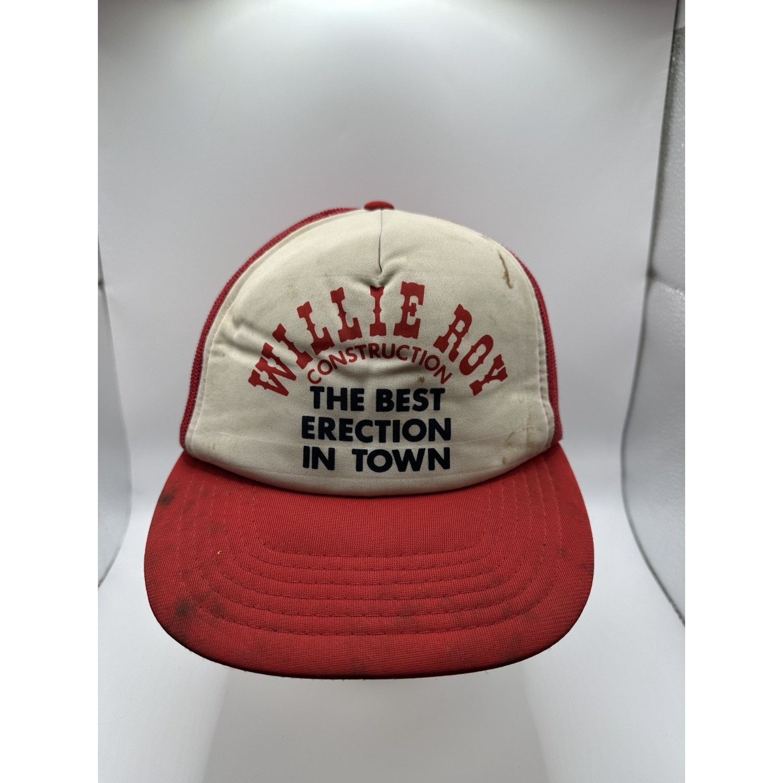 Other Vintage Willie Roy Construction Trucker Hat Workwear Size ONE SIZE - 1 Thumbnail