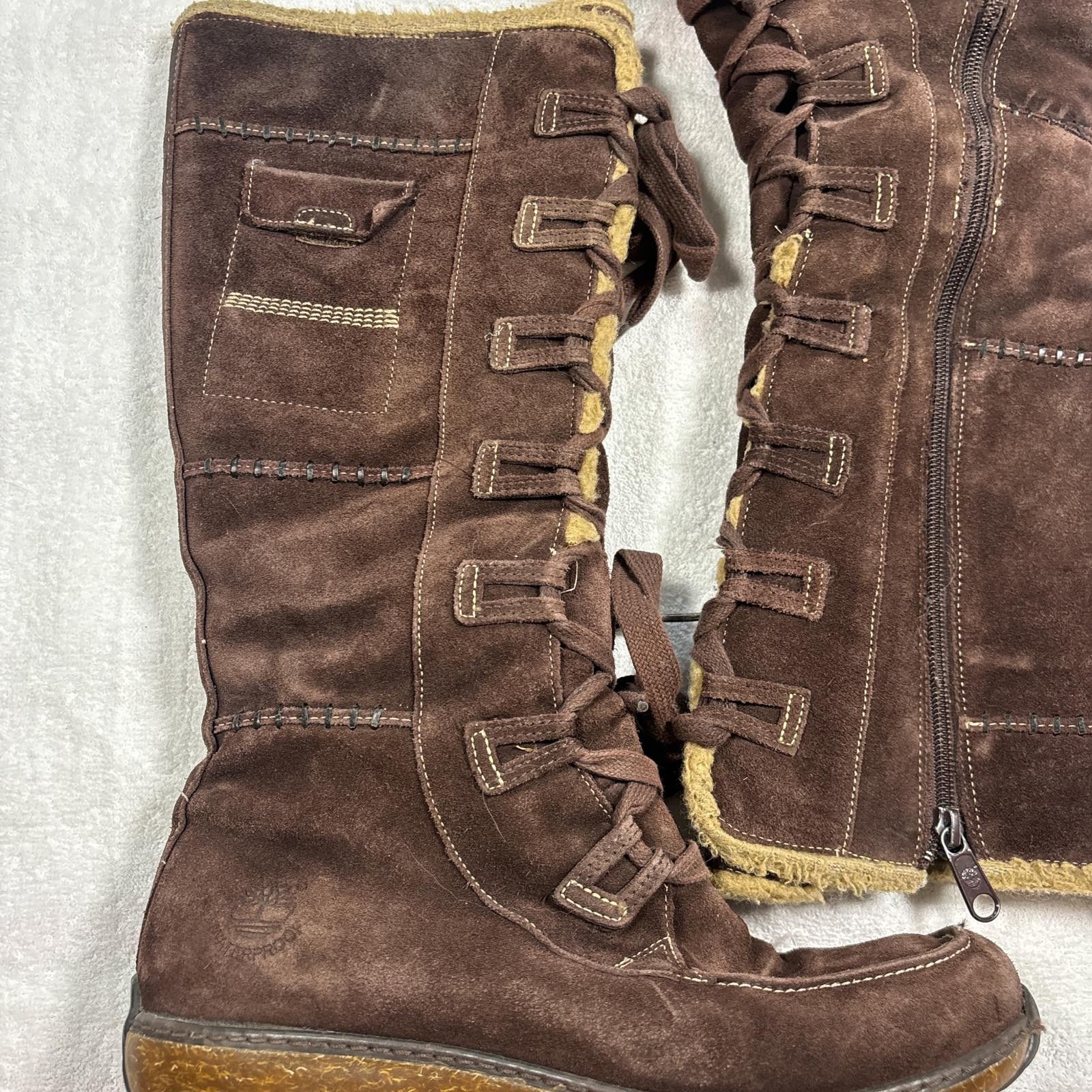Timberland vintage timberland suede snow fur boots Size ONE SIZE - 5 Thumbnail