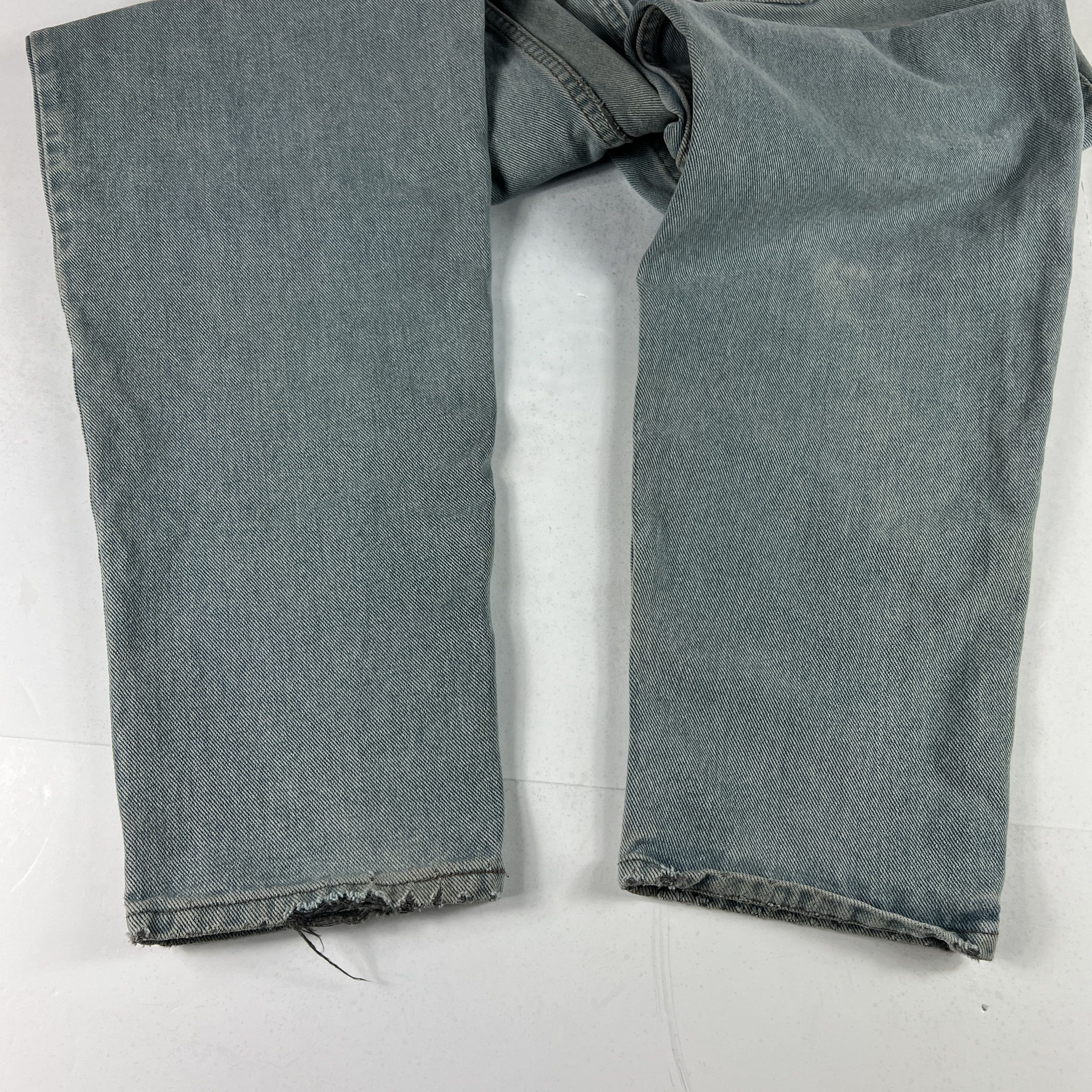 Levi's × Vintage VTG Levi's Jeans 560 Loose Fit Tapered Green Faded Denim Size US 33 - 16 Thumbnail