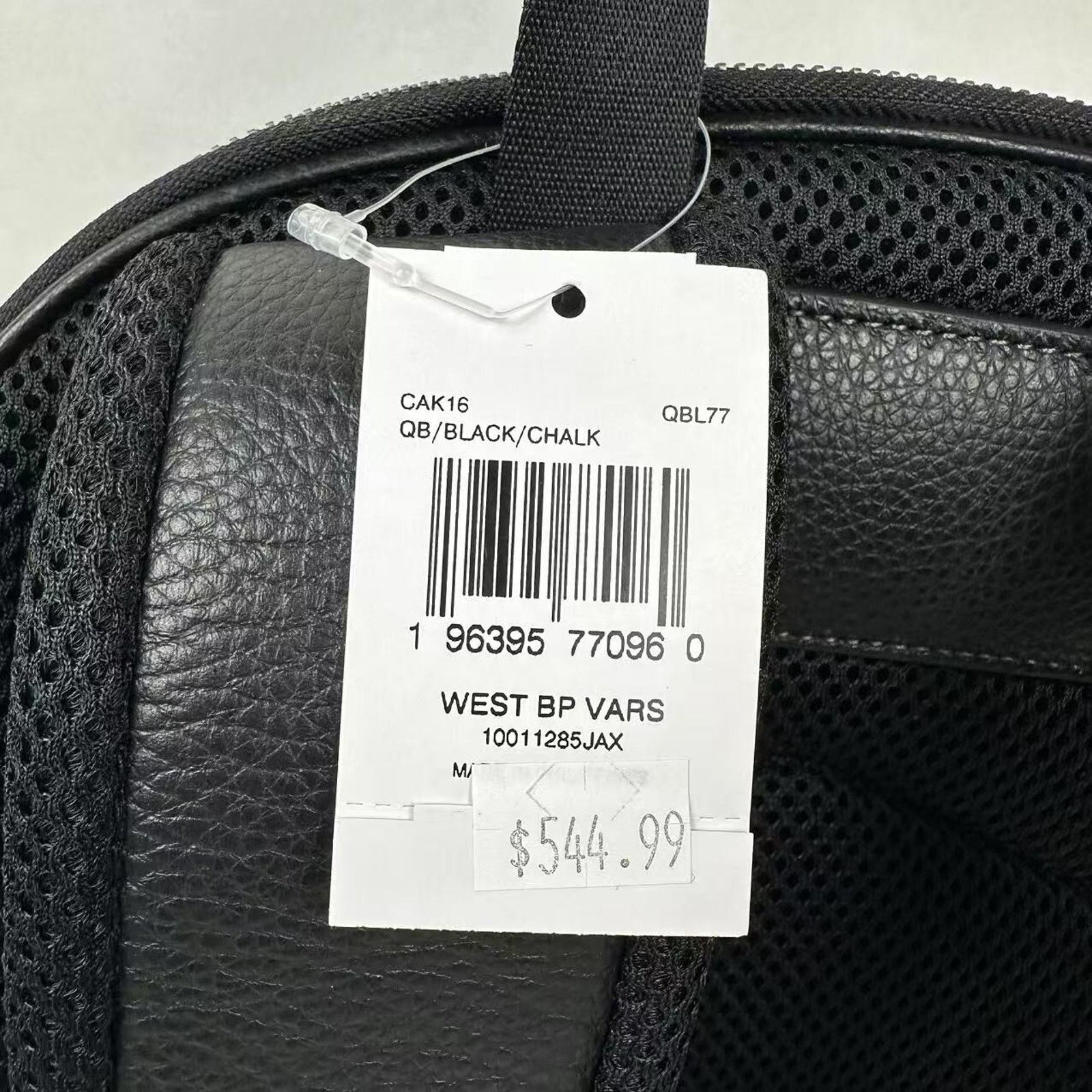 Coach West Backpack Varsity Motif In Leather Gunmetal/Black