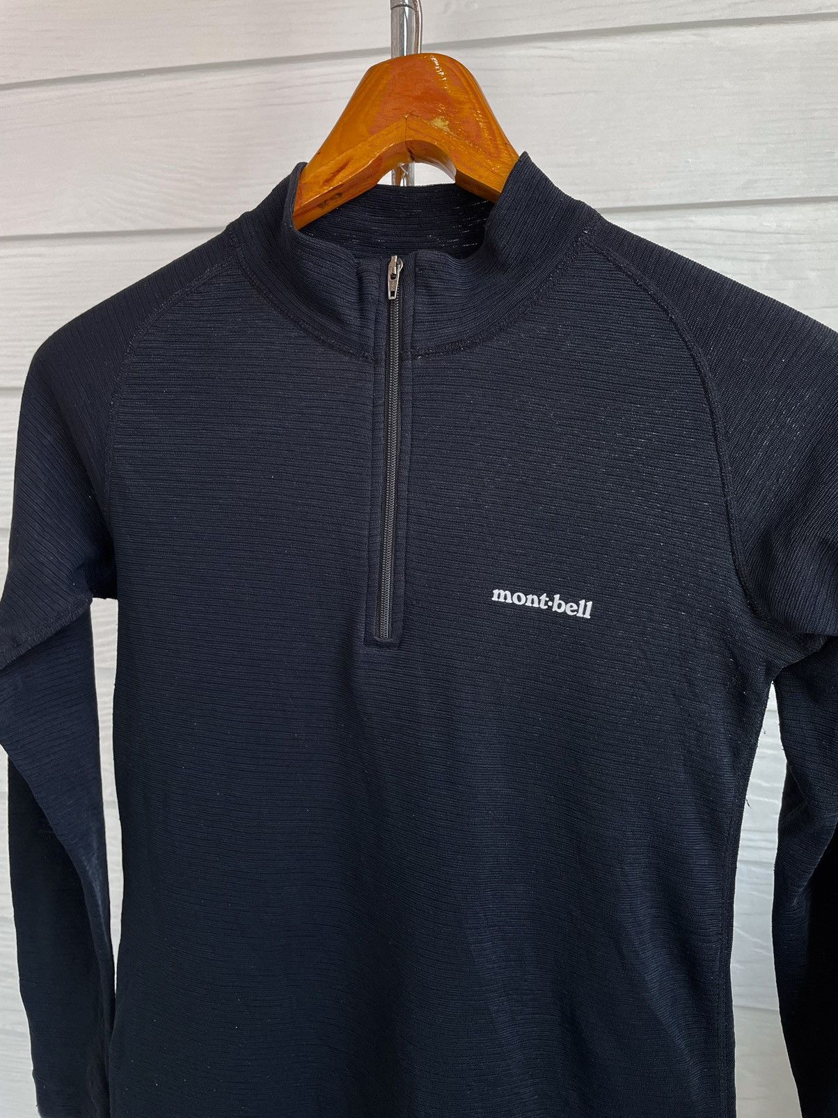 Japanese Brand × Montbell MONTBELL ZEO-LINE LIGHT WEIGHT HIGH NECK BLACK LONG SLEEVE Size US S / EU 44-46 / 1 - 2 Thumbnail