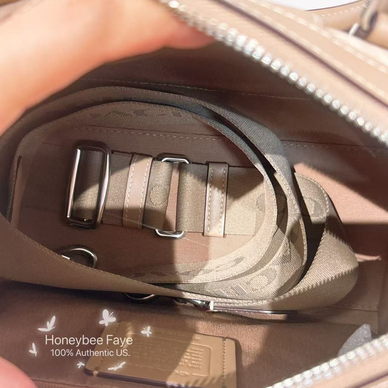 Coach Rowan Satchel Bag In Signature Canvas CW376 Size ONE SIZE - 4 Thumbnail