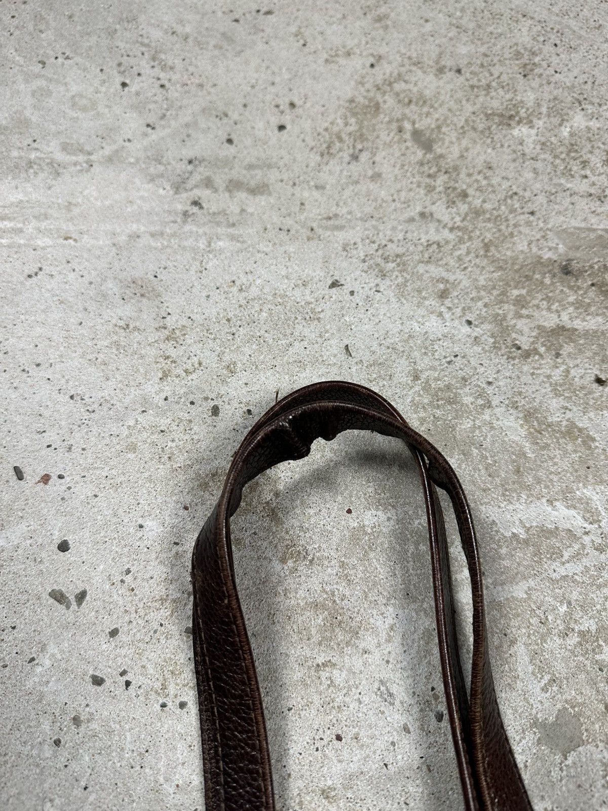 Vintage Vintage 90s Brown Utility Genuine Leather Hand Bag rare usa Size ONE SIZE - 9 Thumbnail