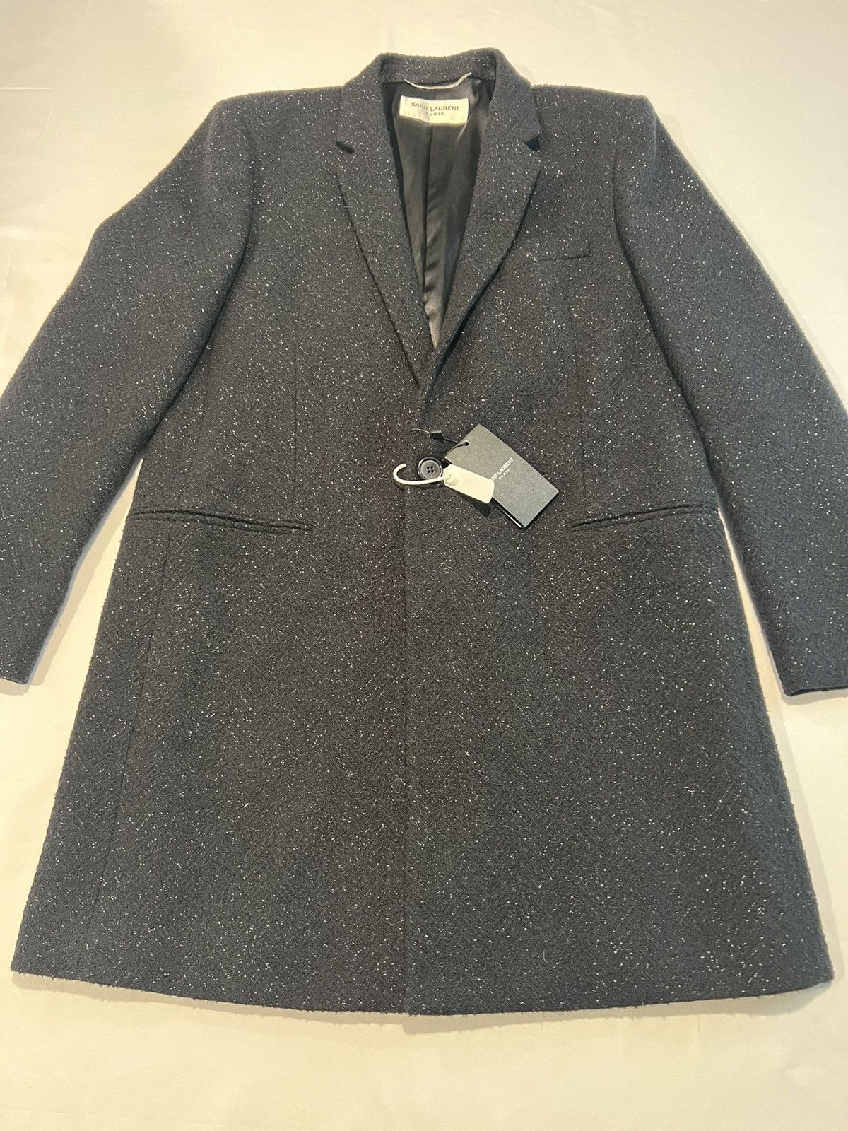 Saint Laurent Paris Saint Laurent sparkling overcoat. 52/42. $3650 Size US L / EU 52-54 / 3 - 2 Thumbnail