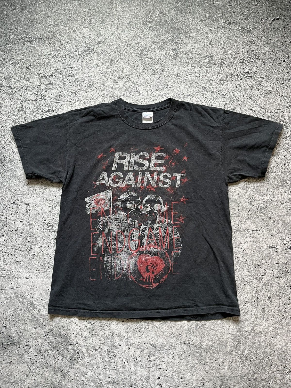Band Tees × Vintage Rise Against Fall 2011 Europe Tour Vintage T-Shirt M Size Size US L / EU 52-54 / 3 - 2 Thumbnail