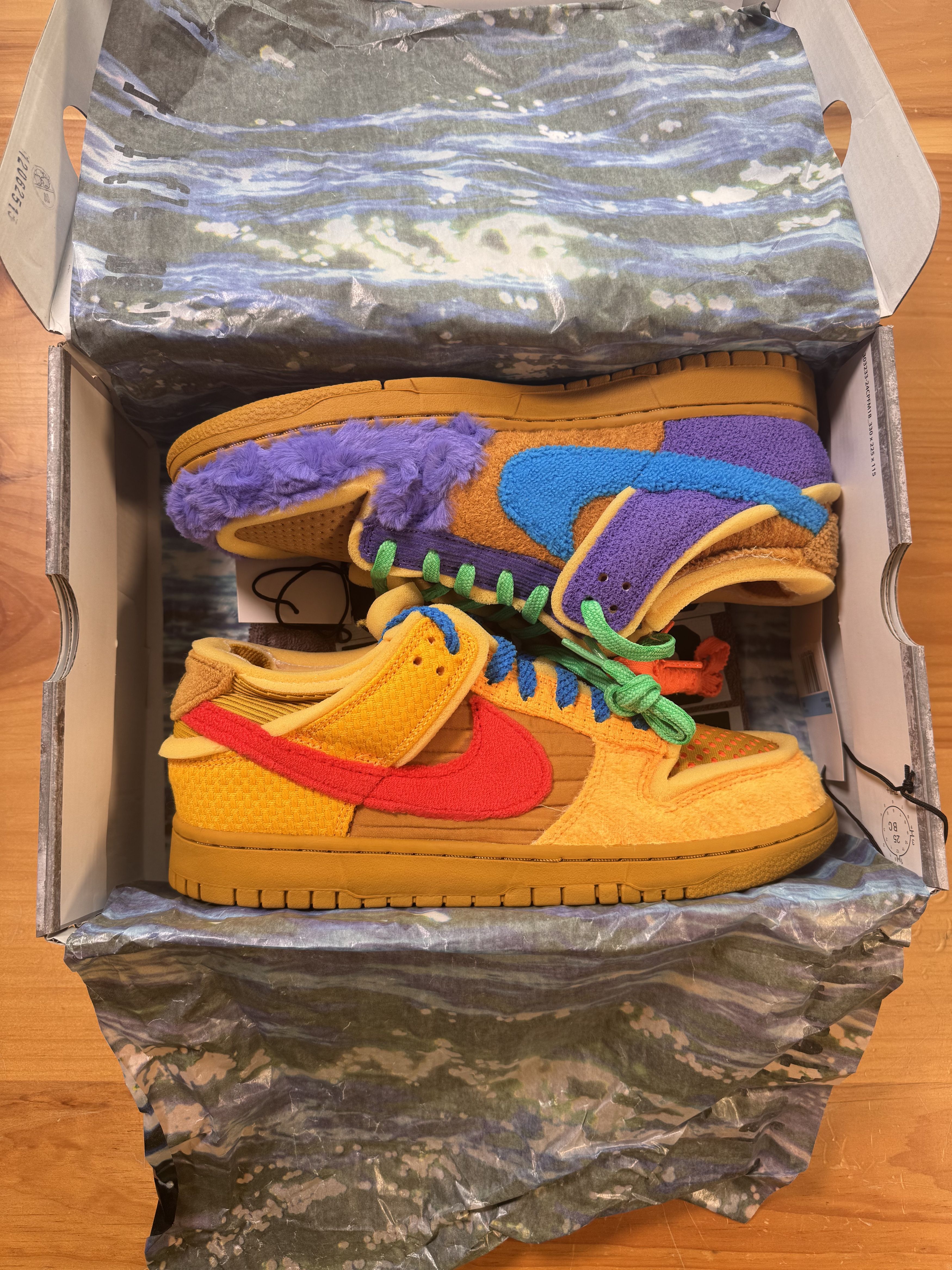 Cactus Plant Flea Market × Nike CPFM x Nike Dunk Low Swamp Sponge Psychic Purple Size US 9 / EU 42 - 1 Thumbnail