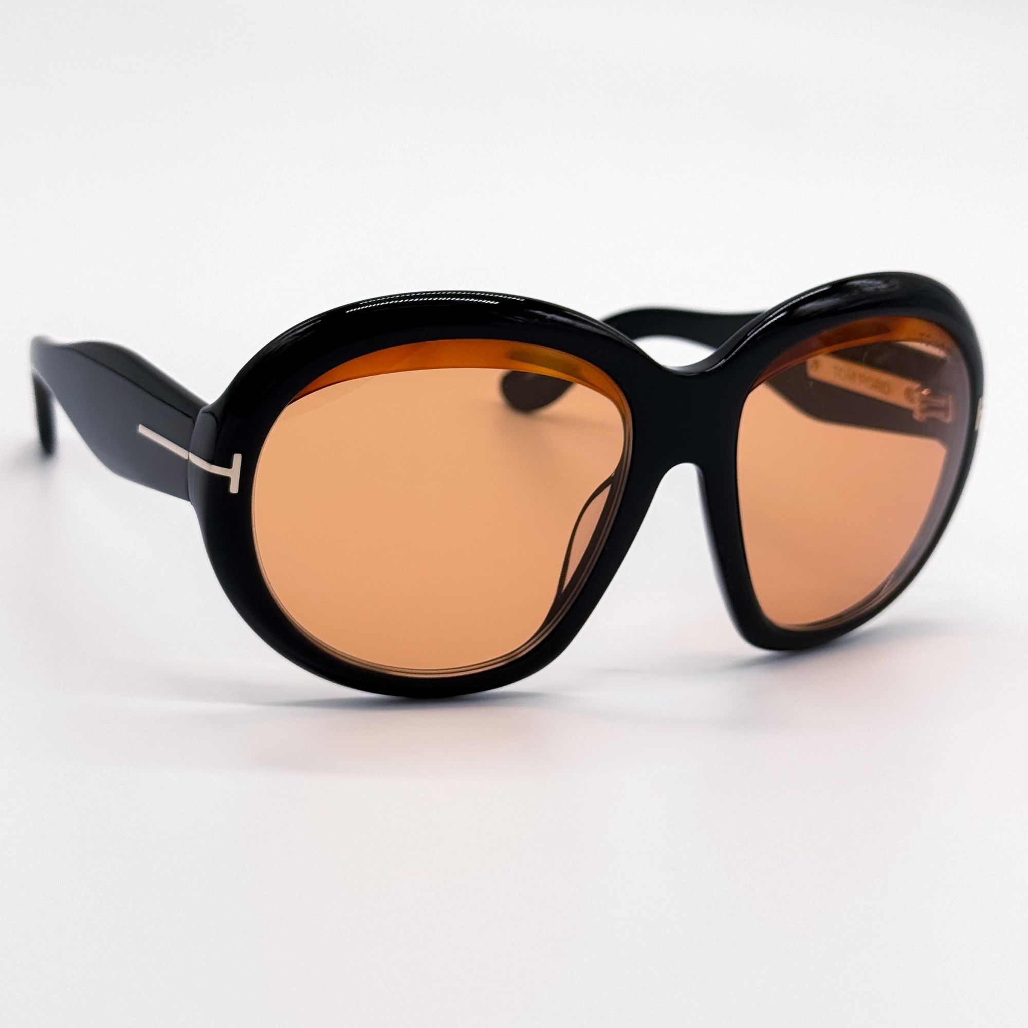 Tom Ford NEW TOM FORD SUNGLASSES TOM FORD ANGELICA FT1193 01E BLACK Size ONE SIZE - 4 Thumbnail