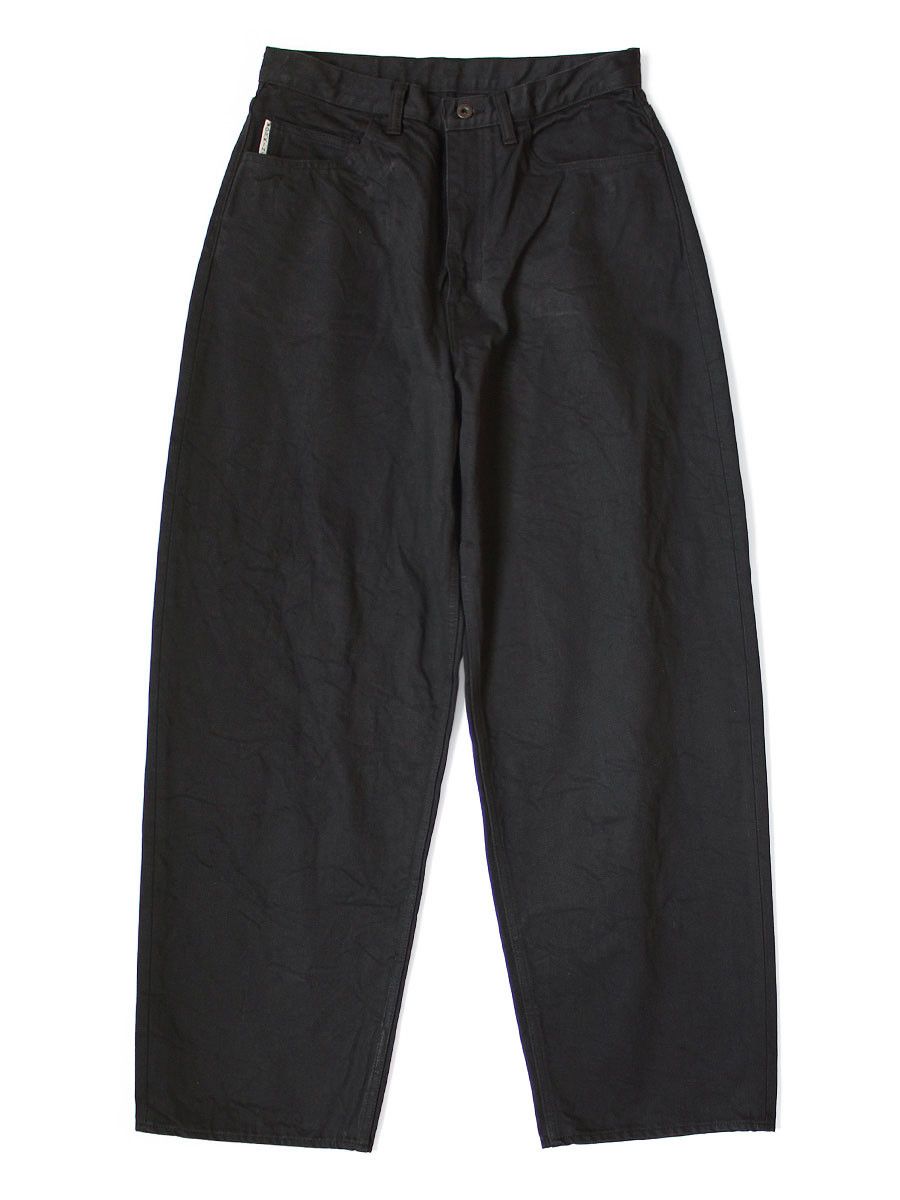 Kapital KAPITAL 14oz Black x Black Denim Club Baggy 5-Pocket Pants Size US 36 / EU 52 - 1 Thumbnail