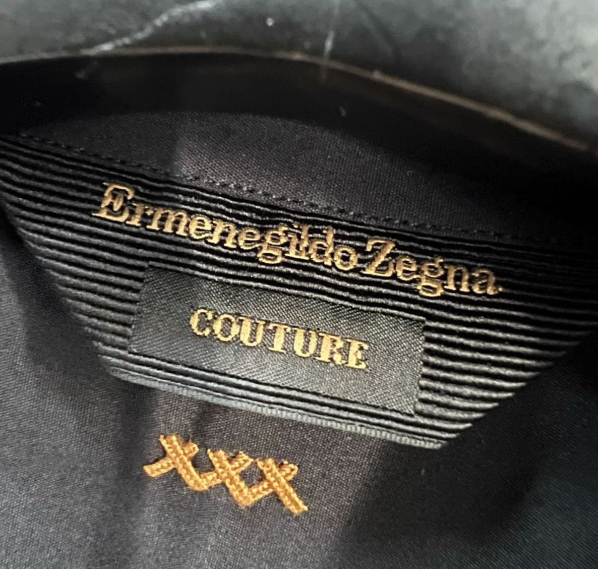 Z Zegna Zegna Black Paneled Shirt J41 Size US XXS / EU 40 - 4 Thumbnail
