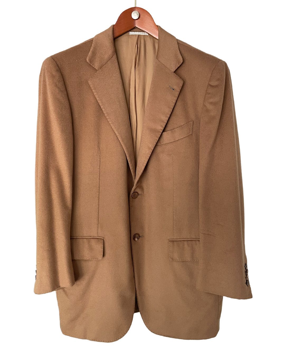 Luigi Borrelli Nerano Brown Cashmere Suit Jacket