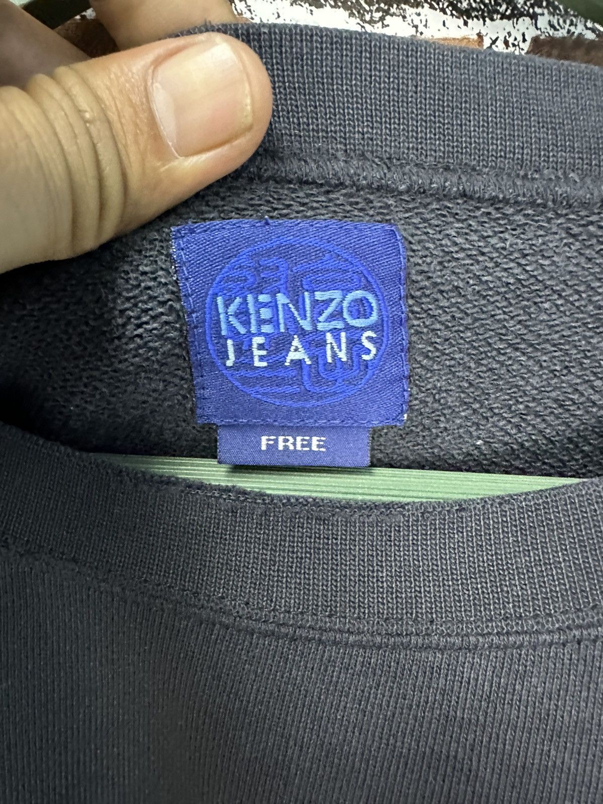Kenzo Vintage Kenzo Jeans Sunfaded Sweatshirt Z451 Size US L / EU 52-54 / 3 - 10 Thumbnail