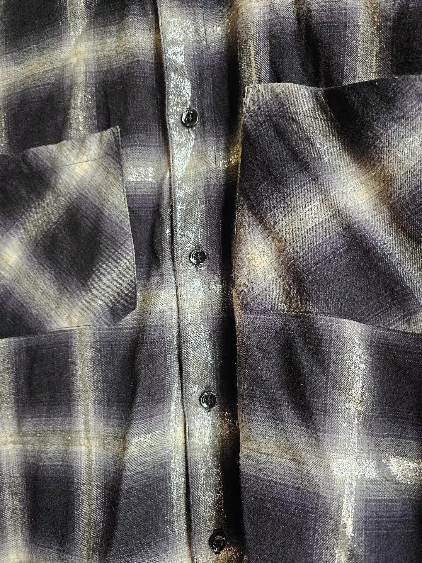 Amiri Amiri black and white plaid shirt, Size US L / EU 52-54 / 3 - 2 Thumbnail