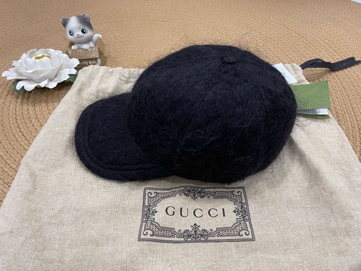 Gucci GUCCI Mohair Baseball Cap Petit Marmont XL Size ONE SIZE - 6 Thumbnail