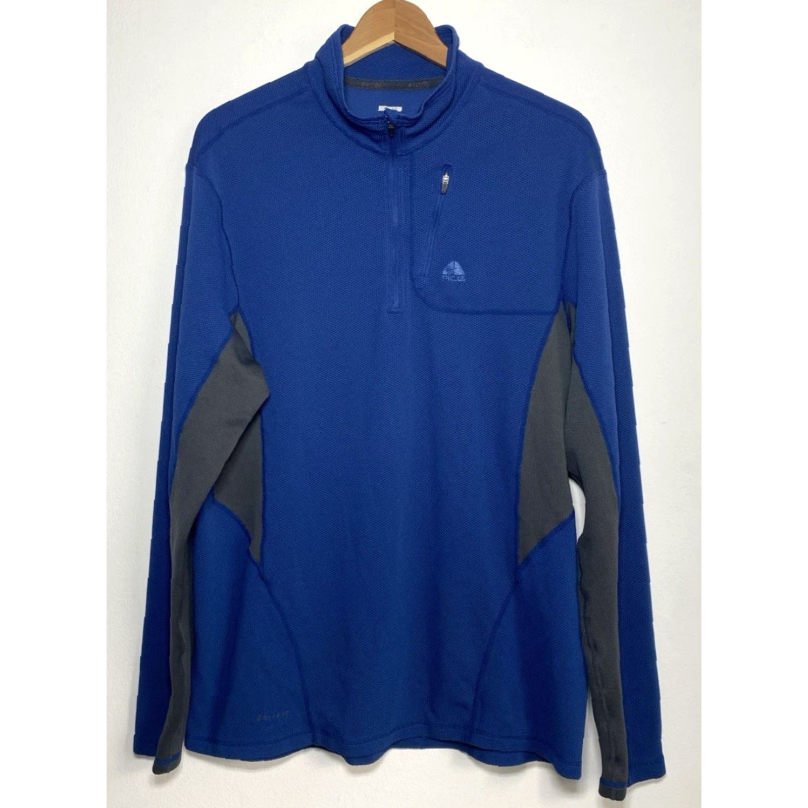 Nike Nike Dri-Fit ACG 1/4 Zip Pullover Mens XL Blue Short Sleeve? Size US XL / EU 56 / 4 - 2 Thumbnail