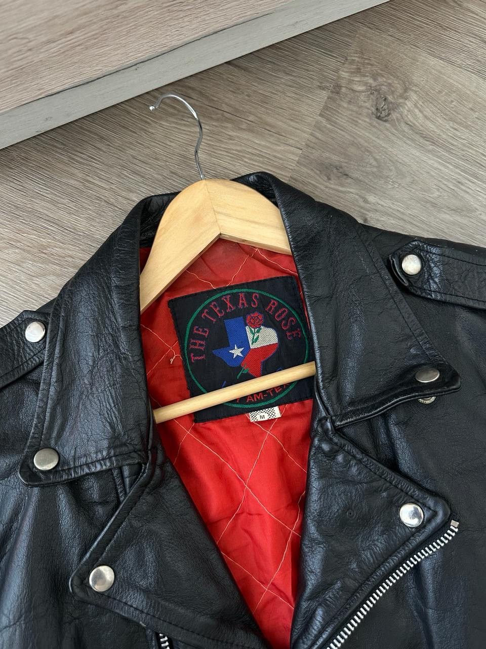 Genuine Leather × Vintage Vintage Japanese Black Leather Moto Distressed Jacket Size US S / EU 44-46 / 1 - 7 Thumbnail