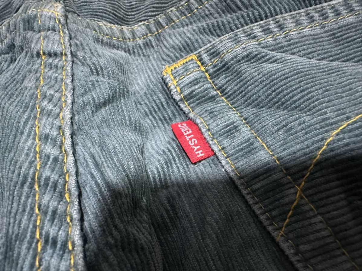 Hysteric Glamour 🔥Sick Y2K Hysteric Glamour Corduroy Kinky Denim Size US 29 - 13 Thumbnail