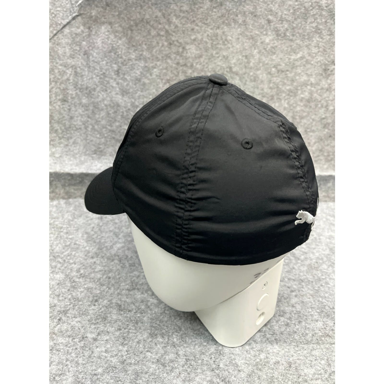 Puma PUMA Hat Fitted Adult Medium Black Nylon Cotton Blend Flexfit Golf Outdoor Size ONE SIZE - 5 Thumbnail