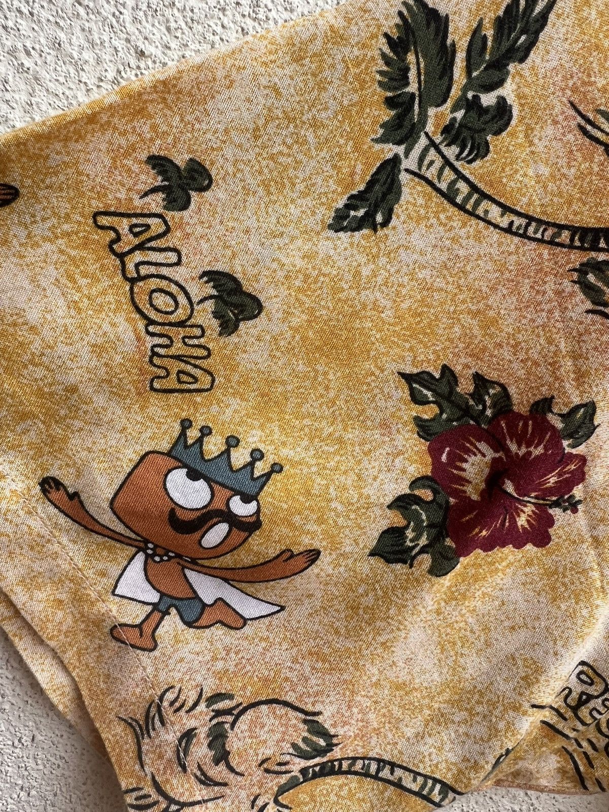 Vintage Resocha JAL Japan Hula Girl Oversized Rayon Hawaiian Size US L / EU 52-54 / 3 - 12 Thumbnail