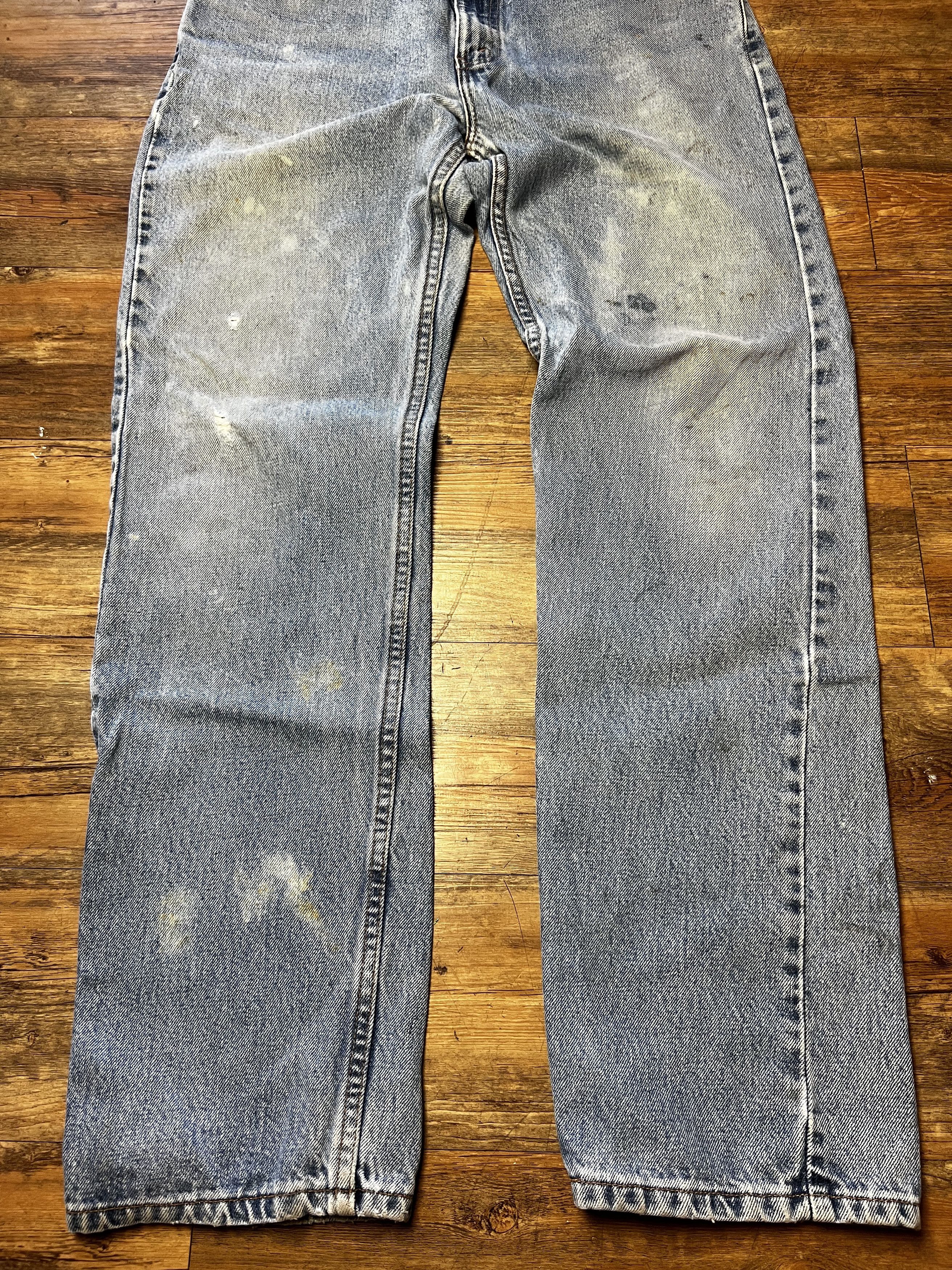 Levi's Vintage Clothing Vintage 505 Levi's Regular Fit Straight Leg Zipper Fly Denim Size US 34 / EU 50 - 4 Thumbnail